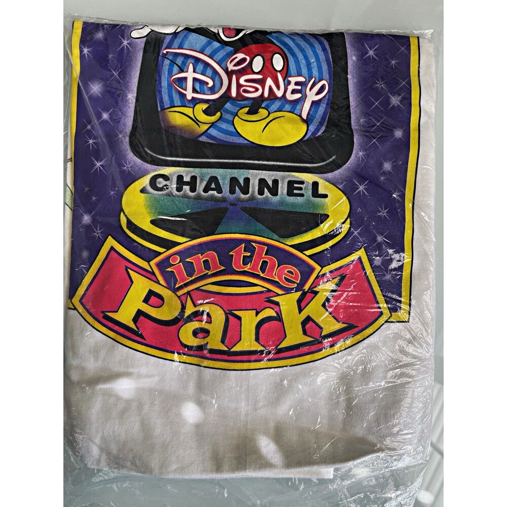 Walt Disney PremEars Disney Channel in the Park T-Shirt White Adult Size L